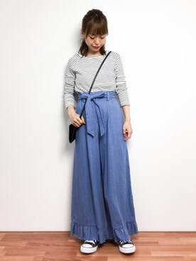 saya☺︎さん（レディース・149cm）の春コーディネート