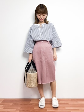 saya☺︎さん（レディース・149cm）の春コーディネート