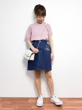 saya☺︎さん（レディース・149cm）の春コーディネート