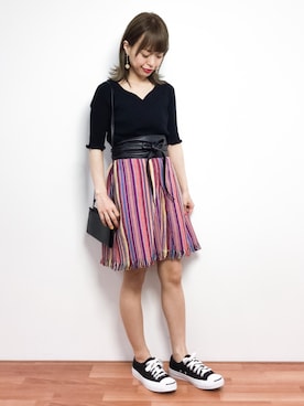 saya☺︎さん（レディース・149cm）の春コーディネート