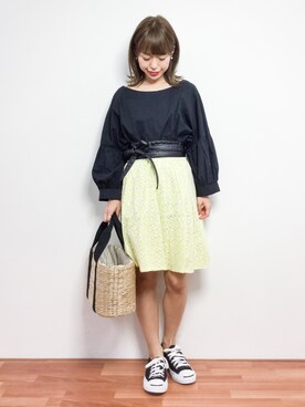 saya☺︎さん（レディース・149cm）の春コーディネート