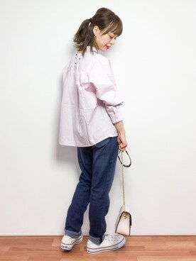 saya☺︎さん（レディース・149cm）の春コーディネート