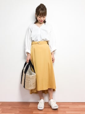 saya☺︎さん（レディース・149cm）の春コーディネート