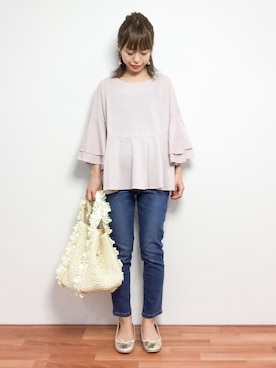 saya☺︎さん（レディース・149cm）の春コーディネート