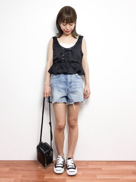 saya☺︎さん（レディース・149cm）の春コーディネート