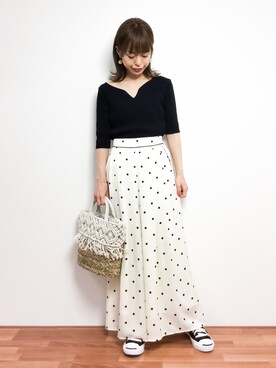 saya☺︎さん（レディース・149cm）の春コーディネート