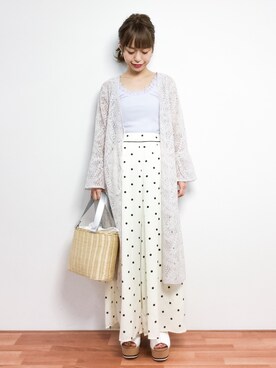 saya☺︎さん（レディース・149cm）の春コーディネート