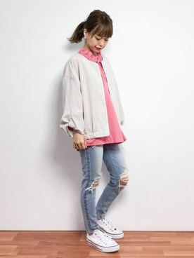 saya☺︎さん(レディース・149cm)の春コーディネート