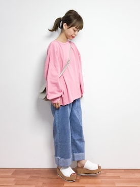 saya☺︎さん（レディース・149cm）の春コーディネート