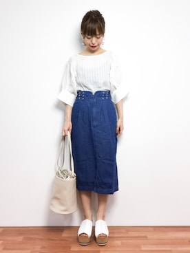 saya☺︎さん（レディース・149cm）の春コーディネート