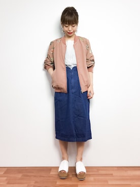 saya☺︎さん（レディース・149cm）の春コーディネート