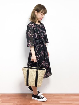 saya☺︎さん（レディース・149cm）の春コーディネート