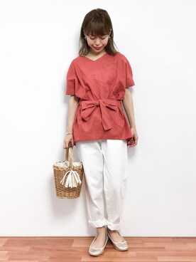 saya☺︎さん（レディース・149cm）の春コーディネート