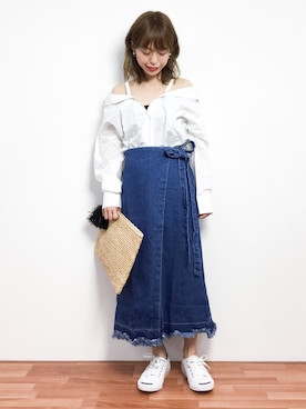 saya☺︎さん（レディース・149cm）の春コーディネート