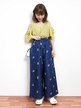 saya☺︎さん（レディース・149cm）の春コーディネート