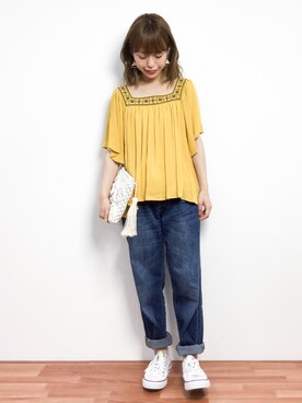 saya☺︎さん(レディース・149cm)の春コーディネート