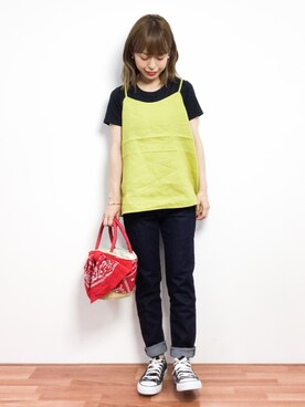 saya☺︎さん（レディース・149cm）の春コーディネート