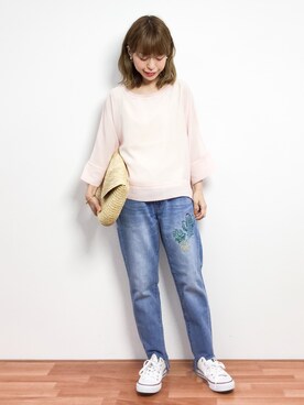 saya☺︎さん（レディース・149cm）の春コーディネート