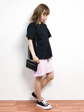 saya☺︎さん（レディース・149cm）の春コーディネート