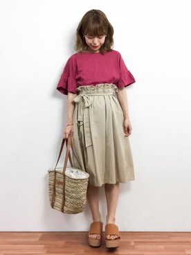 saya☺︎さん（レディース・149cm）の春コーディネート