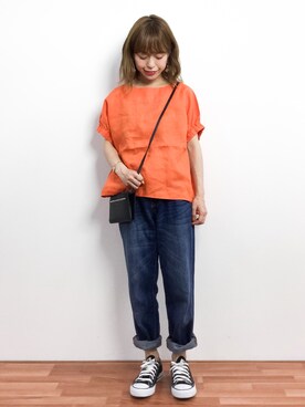 saya☺︎さん（レディース・149cm）の春コーディネート