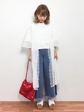 saya☺︎さん（レディース・149cm）の春コーディネート