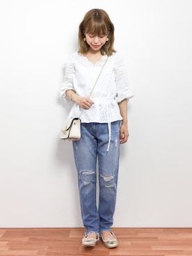 saya☺︎さん（レディース・149cm）の春コーディネート