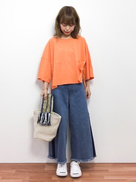 saya☺︎さん（レディース・149cm）の春コーディネート