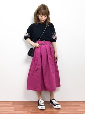 saya☺︎さん（レディース・149cm）の春コーディネート