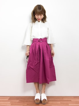 saya☺︎さん（レディース・149cm）の春コーディネート