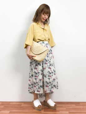 saya☺︎さん（レディース・149cm）の春コーディネート