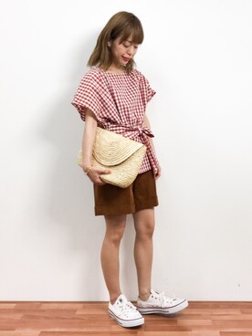 saya☺︎さん（レディース・149cm）の春コーディネート