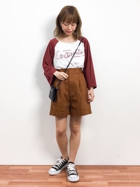 saya☺︎さん（レディース・149cm）の春コーディネート