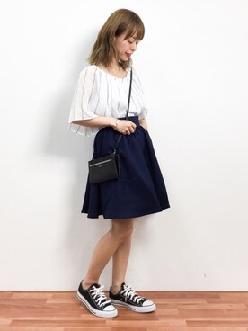 saya☺︎さん（レディース・149cm）の春コーディネート