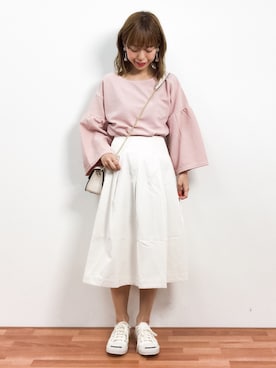 saya☺︎さん（レディース・149cm）の春コーディネート