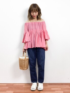 saya☺︎さん(レディース・149cm)の春コーディネート