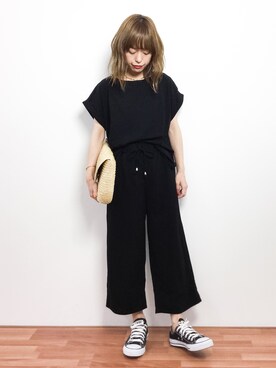 「SpRay（スプレイ）のアイテム（ワンピース/ドレス）」を使った、saya☺︎さん（レディース・149cm）の春コーディネート