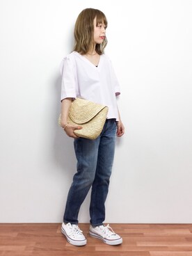 saya☺︎さん(レディース・149cm)の春コーディネート