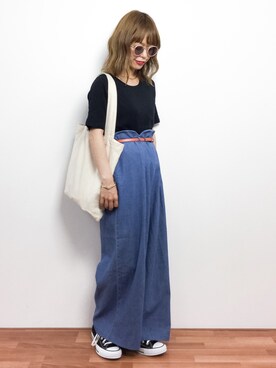 saya☺︎さん（レディース・149cm）の春コーディネート