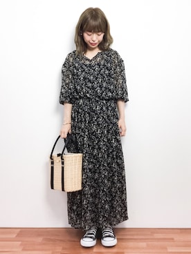 saya☺︎さん（レディース・149cm）の春コーディネート