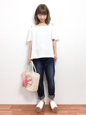 saya☺︎さん（レディース・149cm）の春コーディネート