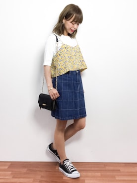 saya☺︎さん(レディース・149cm)の春コーディネート