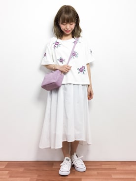 saya☺︎さん（レディース・149cm）の春コーディネート