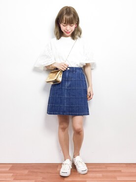 saya☺︎さん（レディース・149cm）の春コーディネート