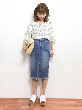 saya☺︎さん(レディース・149cm)の春コーディネート