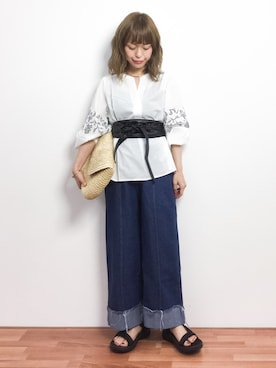 saya☺︎さん（レディース・149cm）の春コーディネート