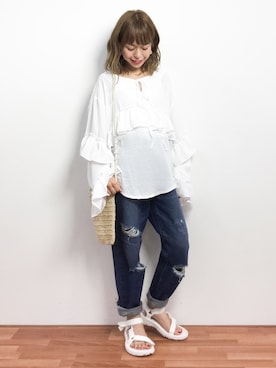 saya☺︎さん（レディース・149cm）の夏コーディネート