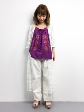 saya☺︎さん（レディース・149cm）の夏コーディネート