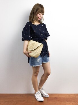 saya☺︎さん（レディース・149cm）の夏コーディネート