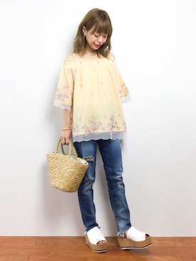 saya☺︎さん（レディース・149cm）の夏コーディネート